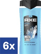 Bol.com Axe Men Ice Chill 3in1 Douchegel (Voordeelverpakking) - 6 x 400 ml aanbieding