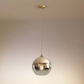 Hanglamp Glas industrieel Hanglampen Eetkamer - Plafondlamp Glas Goud 20cm