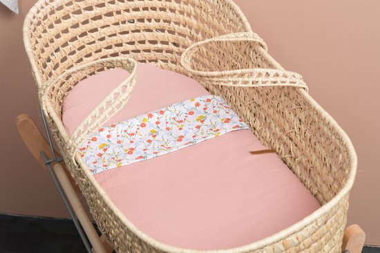 Baby's Only Wiegdeken teddy - Baby deken Breeze - Dekentje voor meisjes - 2.3 TOG - 70x95 cm - Oud Roze - 100% katoen - Herfst & winter deken van Baby's Only — afbeelding 2