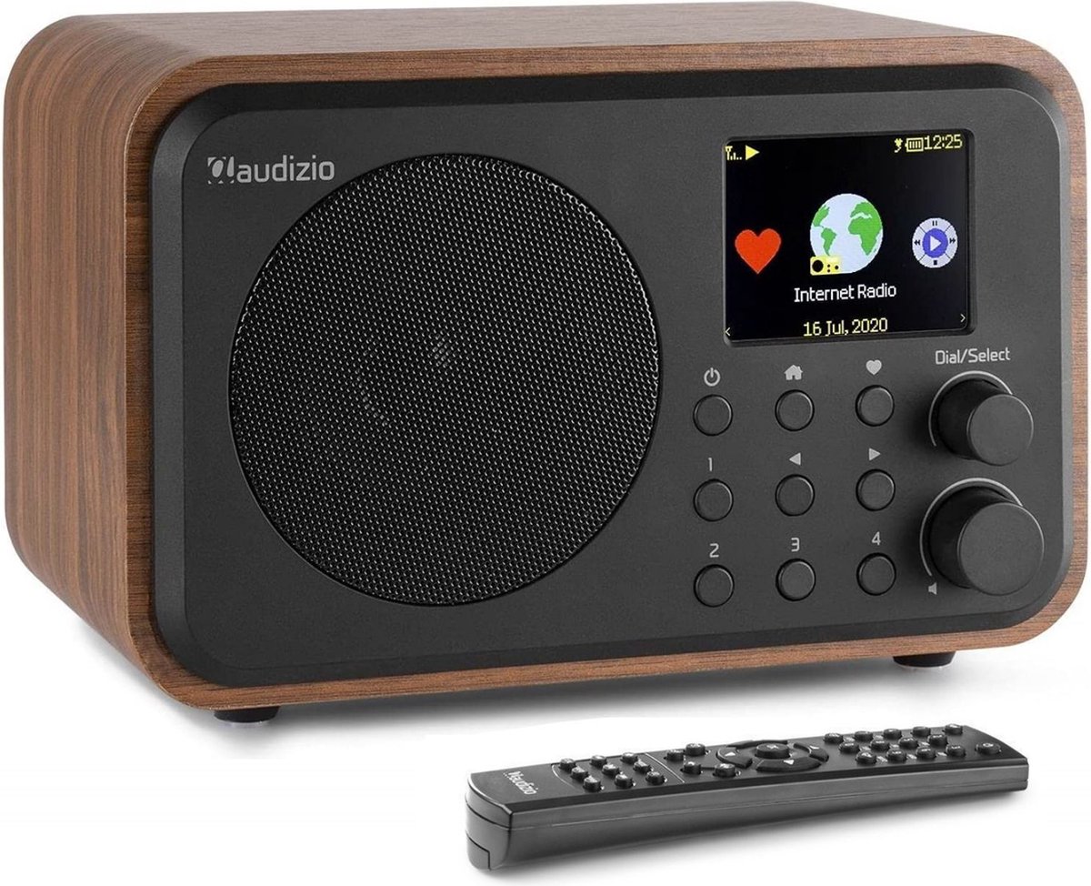 Internet radio met wifi en Bluetooth - Audizio Venice retro radio met  wekkerradio en... | bol.com