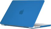 Mobigear Laptophoes geschikt voor Apple MacBook Pro 14 Inch (2021-2024) Hoes Hardshell Laptopcover MacBook Case | Mobigear Matte - Donkerblauw - Model A2442 / A2779 / A2918 / A2992