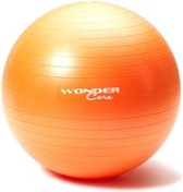Wonder Core Gymbal Fitness Yoga Pilates Fitness Bal - Antiburst - 65 cm - Oranje -- Zitbal Zwangerschapsbal - Fitness accessoires