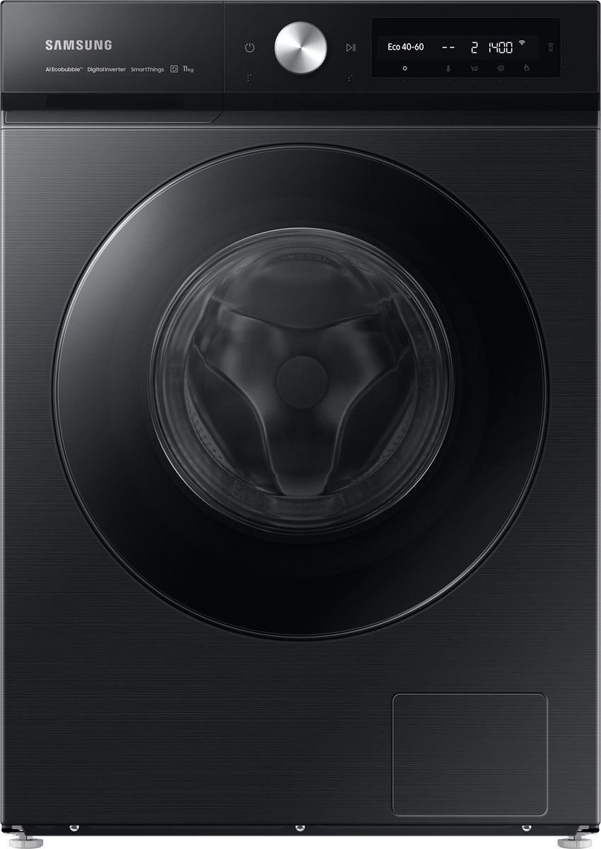 Samsung Bespoke WW11BB744AGB - Wasmachine 11 kg - Zwart - AI Ecobubble - AI Wash - BESPOKE-design met SpaceMax™