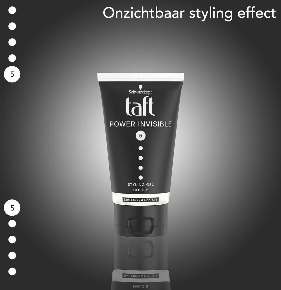 Taft Power Hair Gel Invisible Hair Gel 150Ml