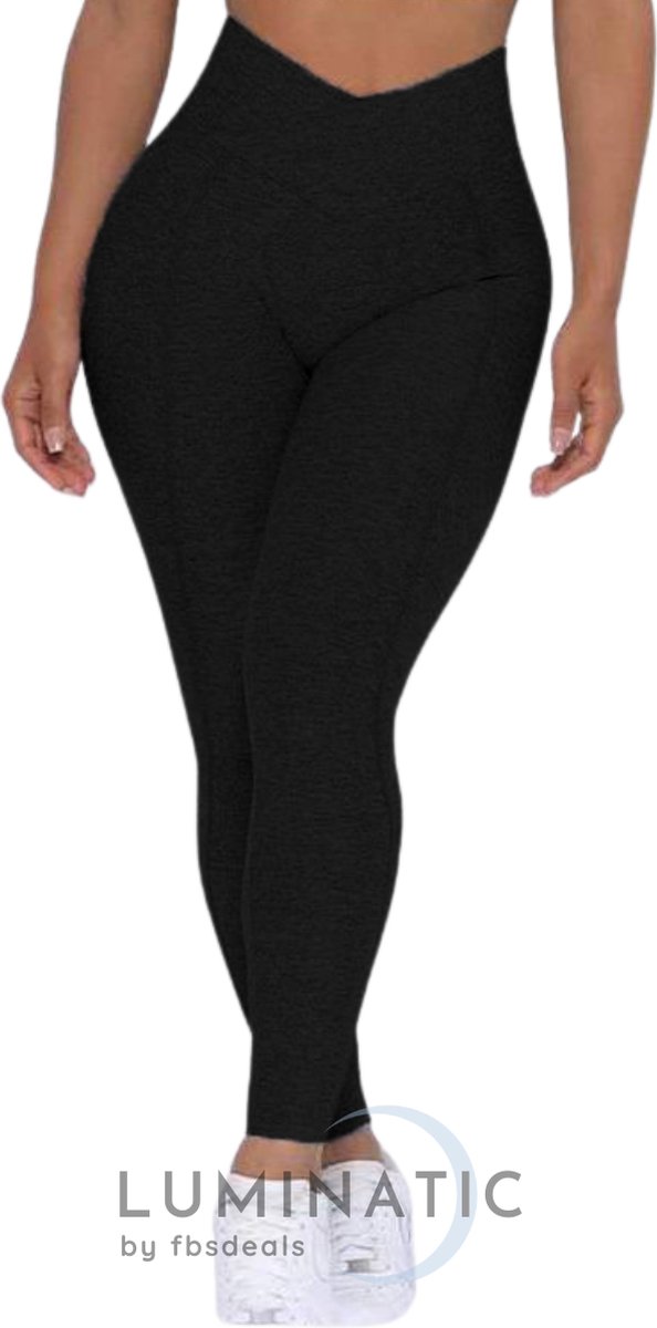 Bestel hier uw Sportlegging Dames - Yoga Legging - Fitness Legging -  Legging Dames - Sport Legging - Shapewear Dames - Booty Legging, Luminatic®, Groen