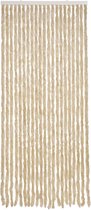 Royal Patio - Vliegengordijn - Kattenstaart- 90x210 cm - Beige