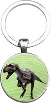 Porte-clés en verre - Dinosaure