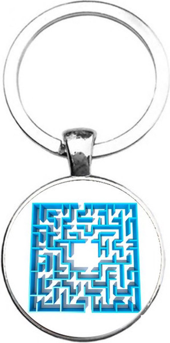 Sleutelhanger Glas - Doolhof