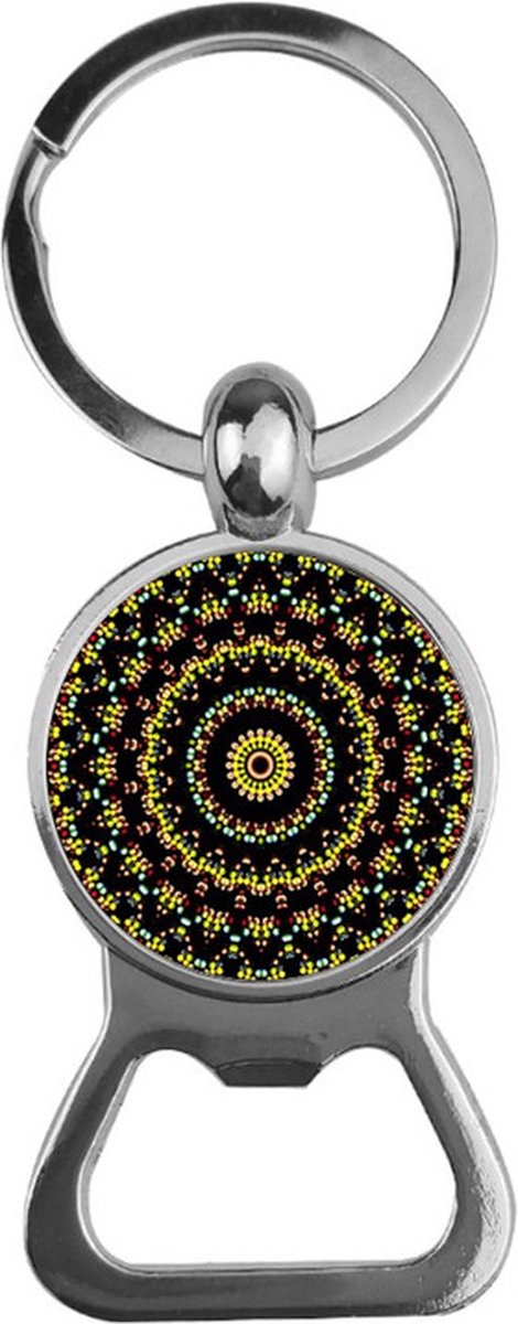 Bieropener Glas - Mandala
