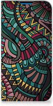 Telefoontasje Geschikt voor iPhone 14 Pro Max Smart Cover Aztec