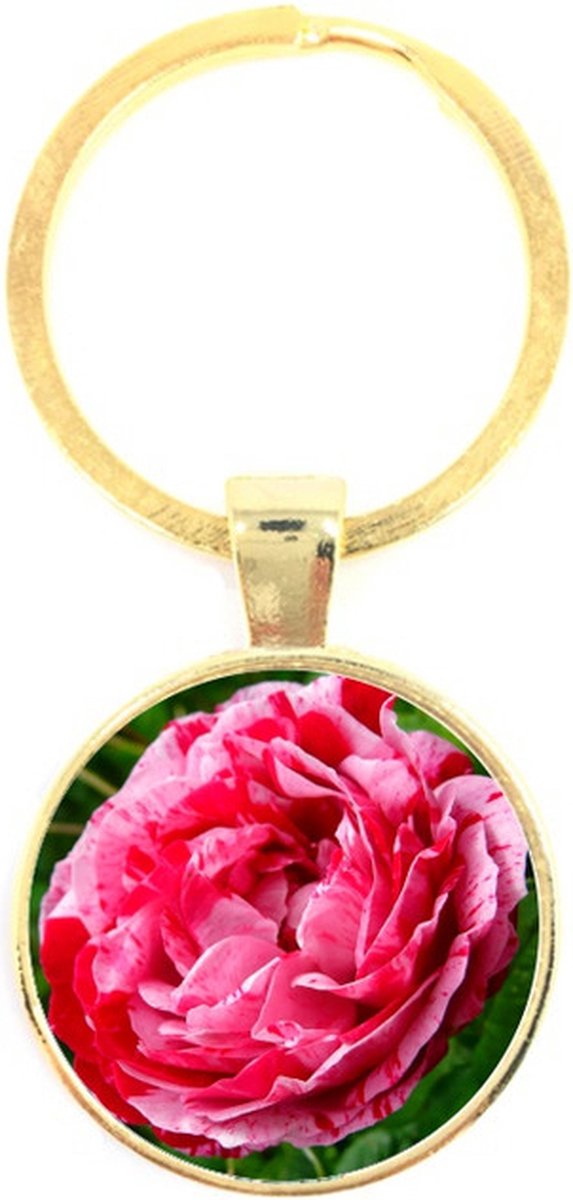 Sleutelhanger Glas - Bloem