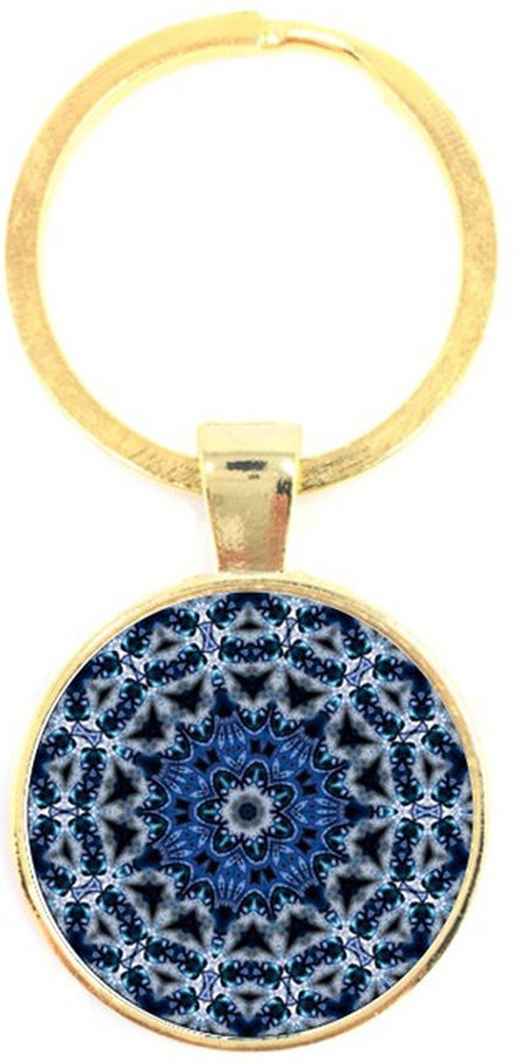 Sleutelhanger Glas - Mandala