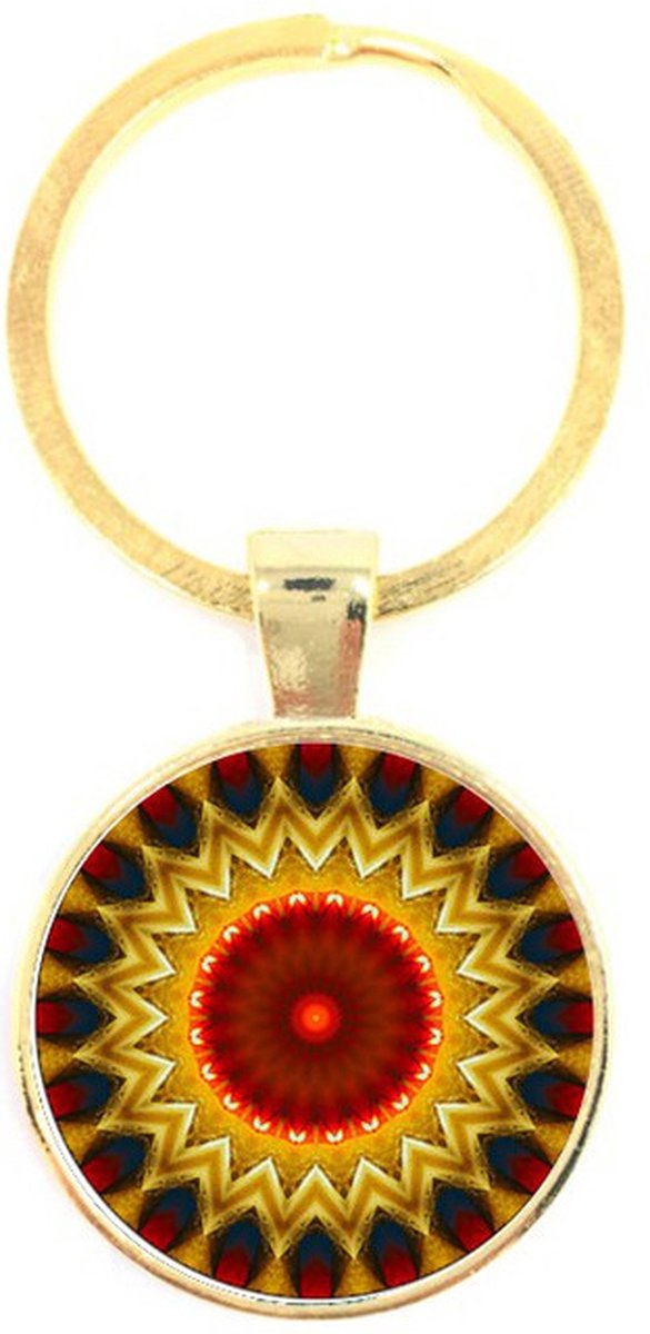 Sleutelhanger Glas - Mandala