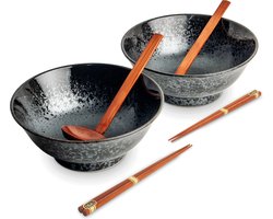 Ramenbowlset- KOGE RAMEN BOWL SET/6 2PERS O/22CM|H9CM