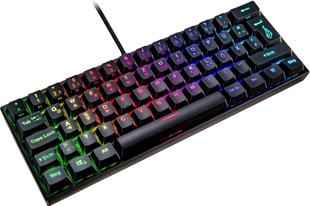 KingPin M1 60% RGB Gaming Keyboard QWERTZ (DE)