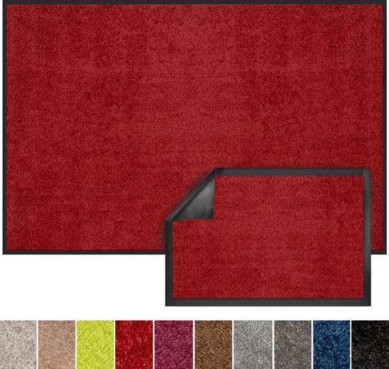 KARAT Deurmat voor buiten en binnen van kokos, deurmat, vuil-vasthoudende mat, kokosmat, winterbescherming met antislip achterkant voor huisdeur en entree, grijs, 100 x 100 cm, 2,4 cm KARAT Deurmat voor buiten en binnen van kokos, deurmat, vuil-vasthoudende mat, kokosmat, winterbescherming met antislip achterkant voor huisdeur en entree, grijs, 100 x 100 cm, 2,4 cm