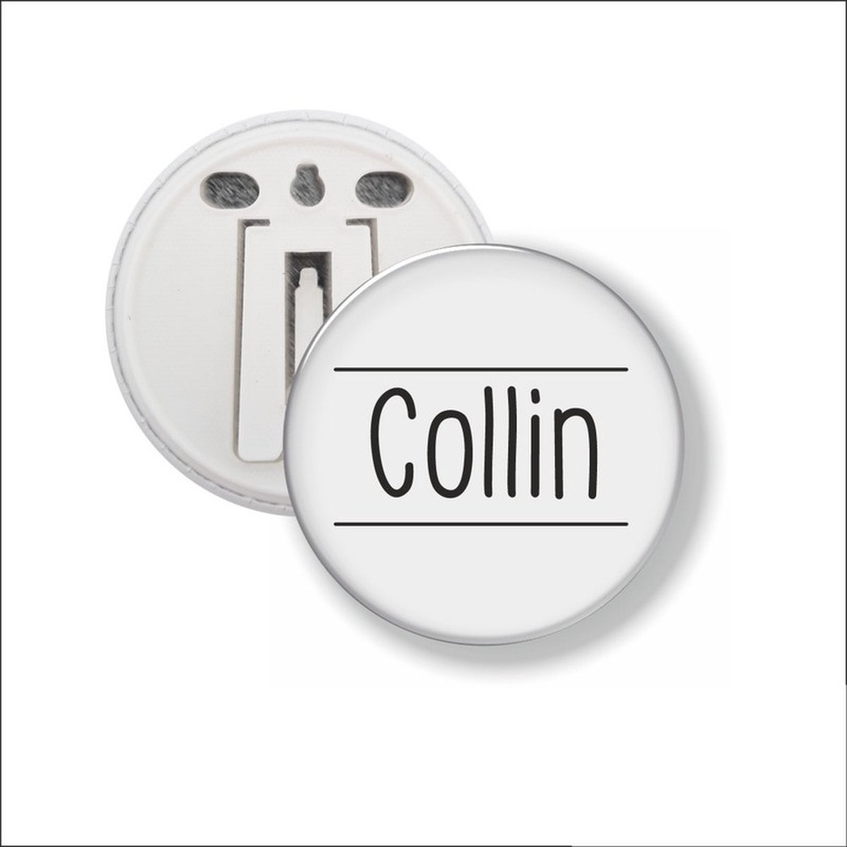 Button Met Clip 58 MM - Collin