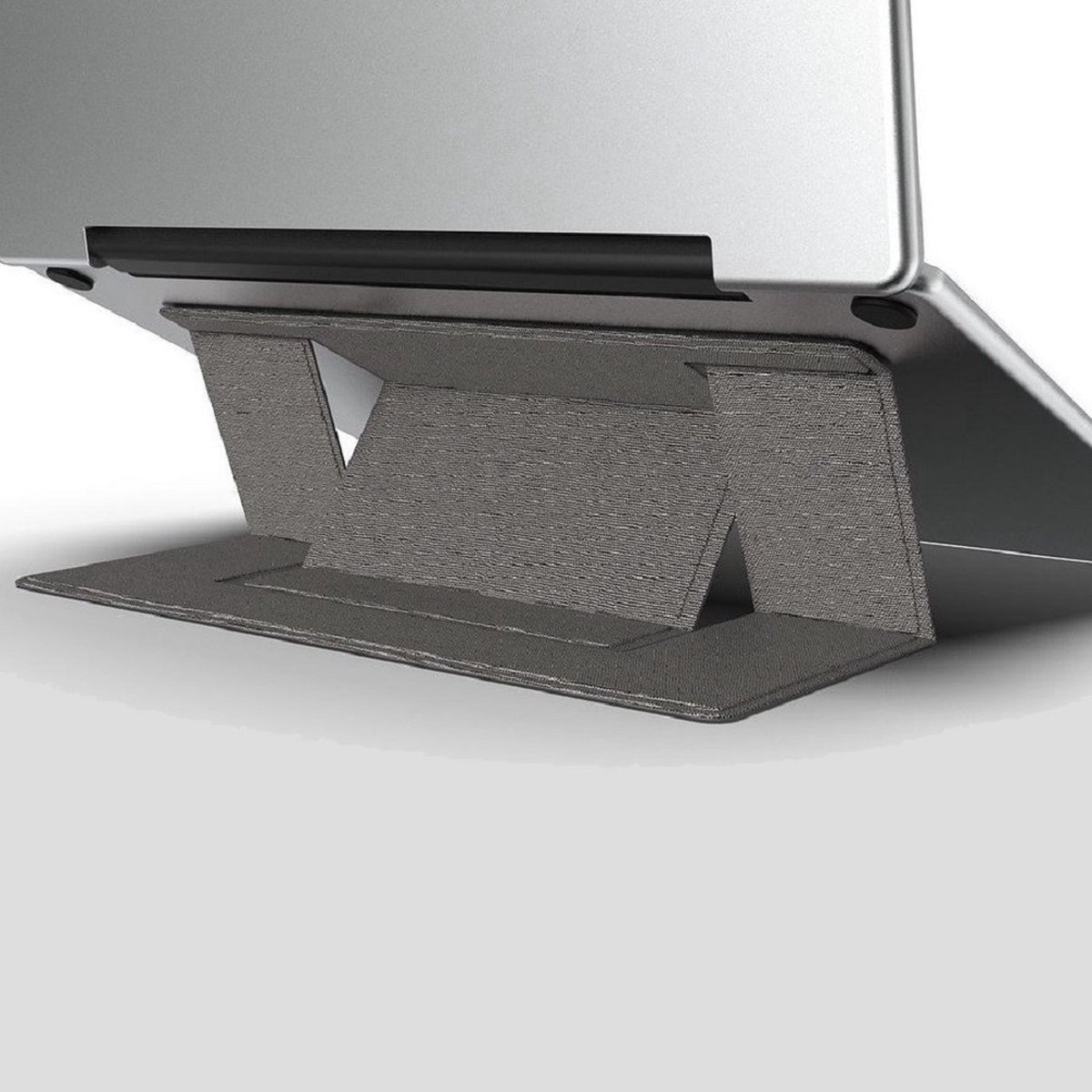 LuxeBass Klevend Laptopstandaard Laptophouder (spacegrey) | geschikt voor Notebooks t/m 15.6 inch