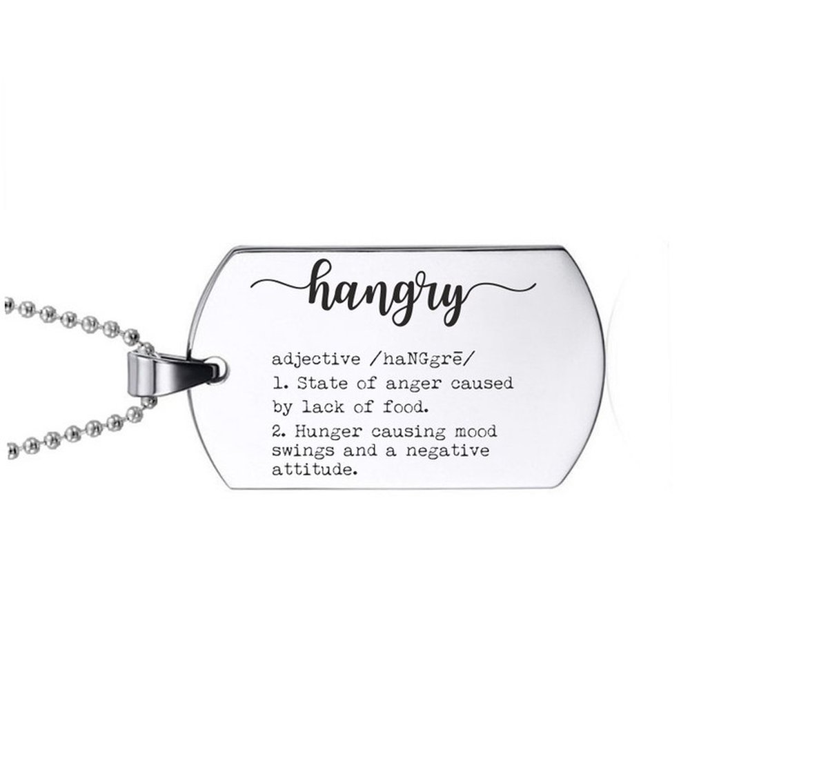 Ketting RVS - Hangry