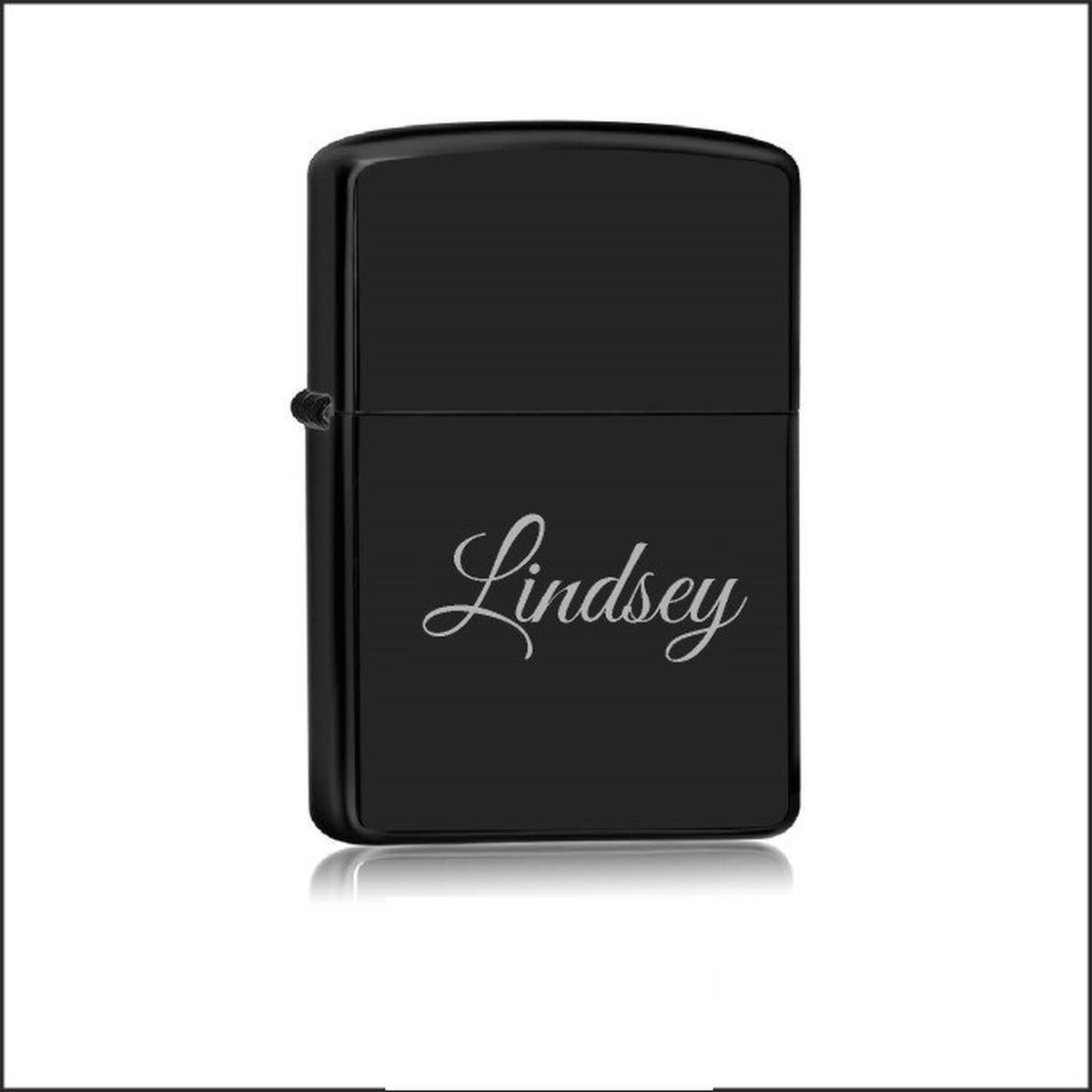 Aansteker Zwart Met Naam - Lindsey