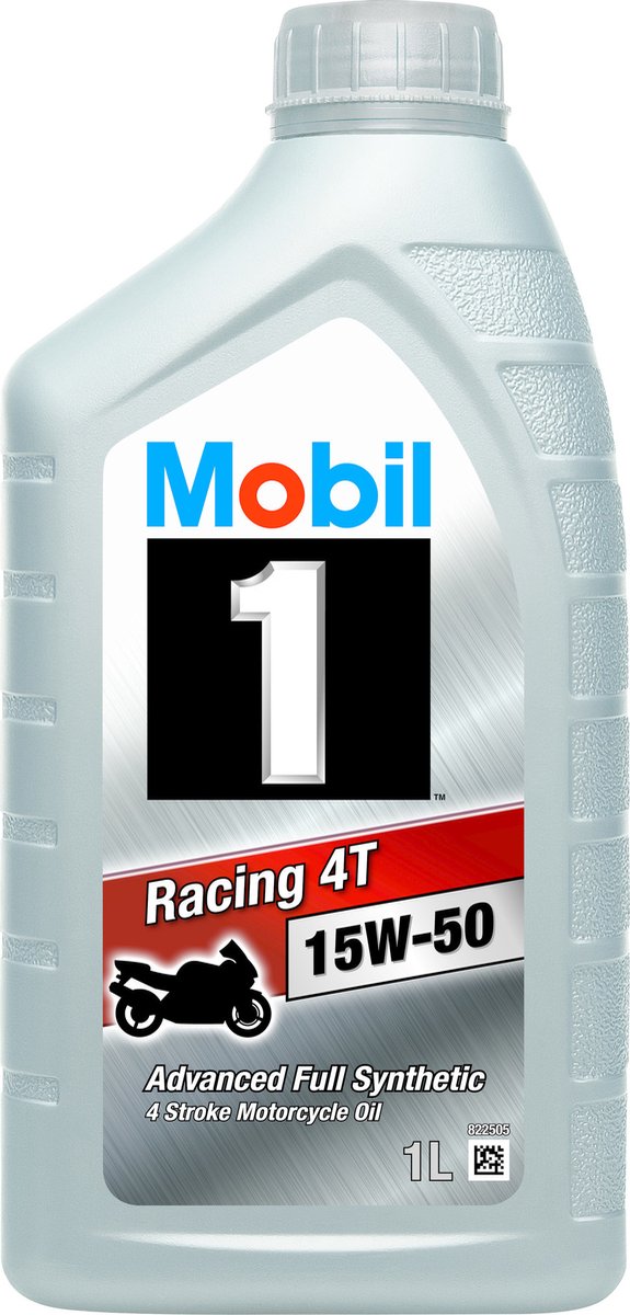 MOBIL-1 RACING 4T 15W50 | Mobil | Motorolie | Motorfiets | Viertakt | Racing | 15W/50 | | 1 Liter