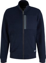 TOM TAILOR striped stand-up jacket Heren Vest - Maat XL TOM TAILOR striped stand-up jacket Heren Vest - Maat XL