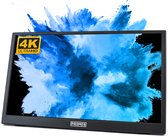 Premes Draagbare Monitor - 4K ULTRA HD - 15.6 Inch - Inclusief Hoes & Standaard in 1 Draagbare Monitor - USB-C & HDMI - Ingebouwde Speakers - Gaming Monitor - Gaming PC -