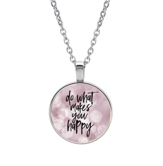 Ketting Glas - Do What Makes You Happy