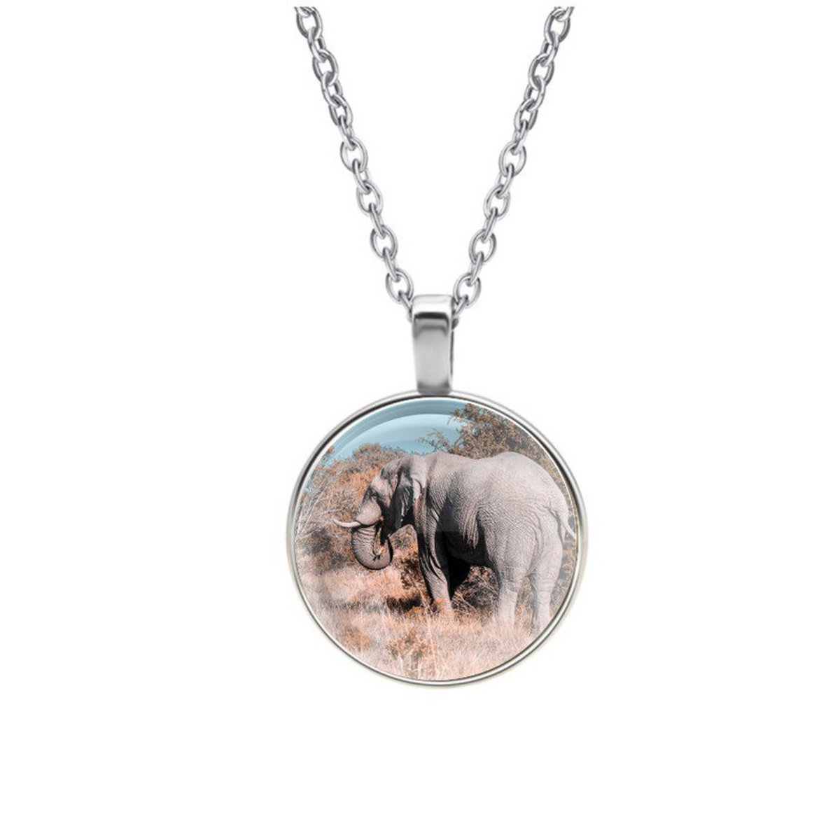 Ketting Glas - Olifant