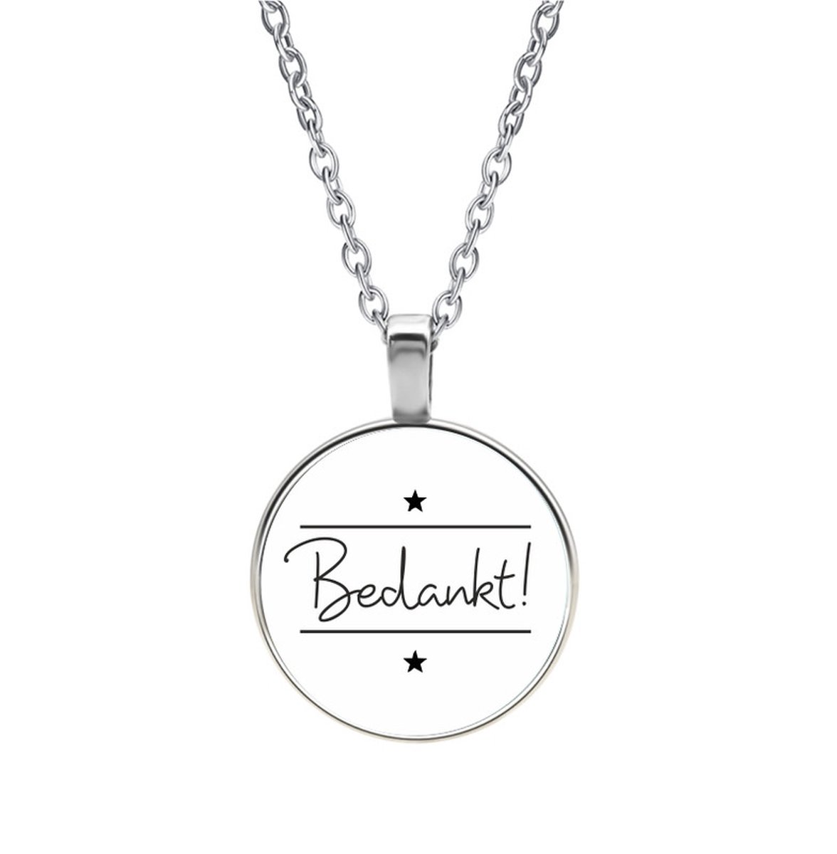 Ketting Glas -  Bedankt