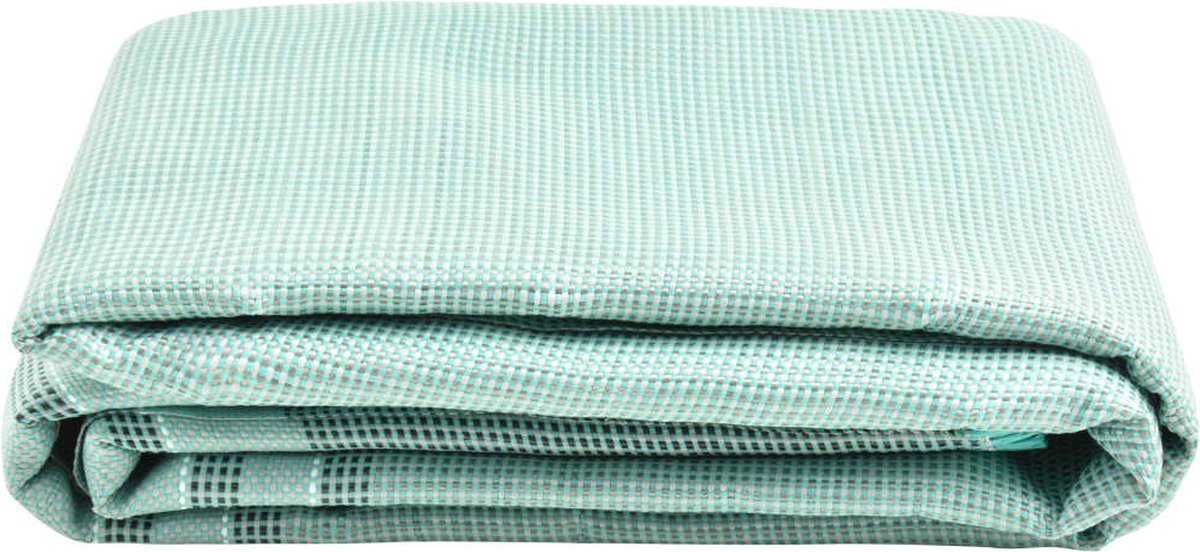 Decoways - Tenttapijt 250x250 cm groen