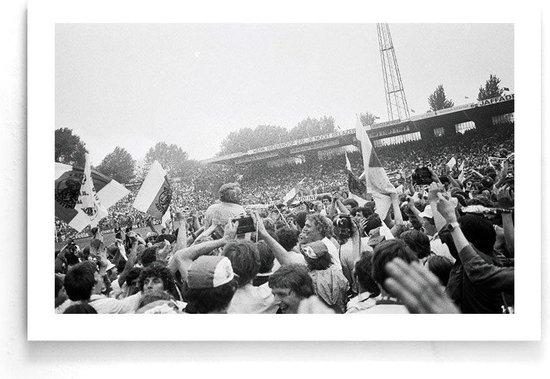 Walljar - AFC Ajax kampioen '79 II - Zwart wit poster