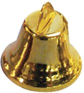 20x Clochettes de Noël en métal doré 16 mm - Les pièces de Noël fabriquent des matériaux de décoration cloches