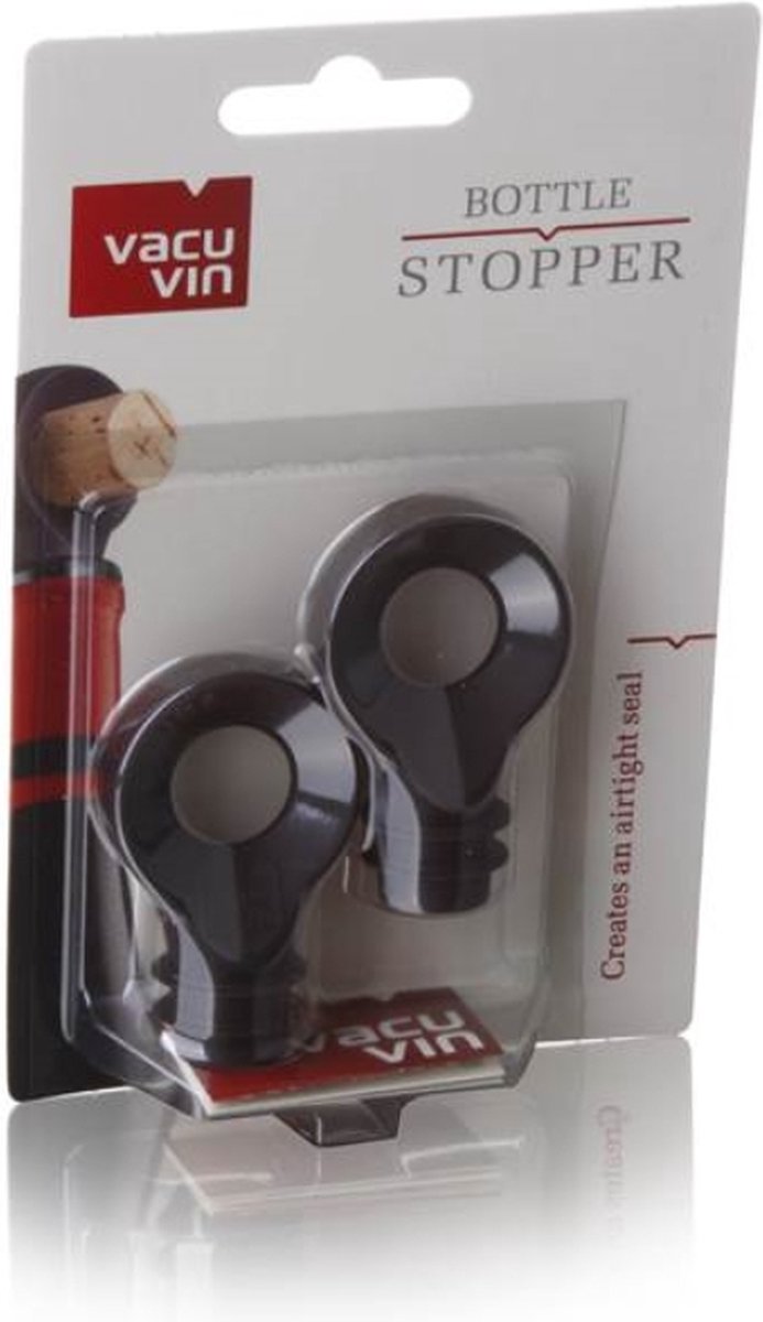Vacuvin Flessenstop set van 2