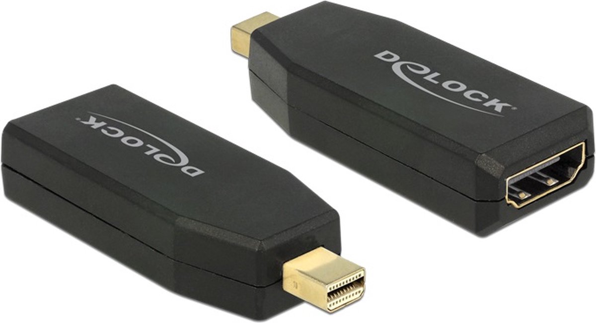 DeLOCK premium Mini DisplayPort naar HDMI adapter - DP 1.2 / HDMI 1.4 (4K 30Hz) / zwart