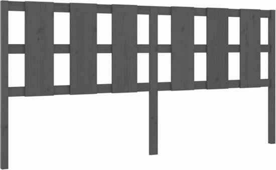 vidaXL Hoofdbord 80,5x4x100 cm massief grenenhout honingbruin