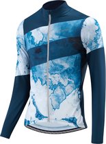 Loeffler maillot cycliste manches longues M Bike L/ S Jersey Floes - Blauw - 50