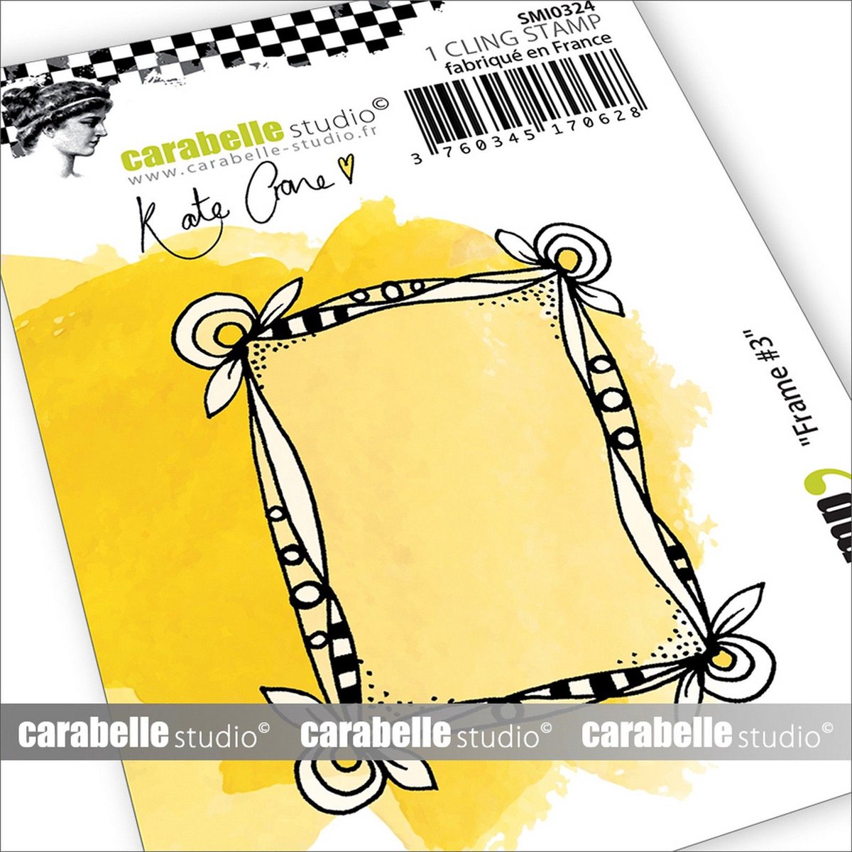 Carabelle Studio Cling Stamps Small Frame #3