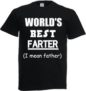 Best farter - best father - Grappig T-shirt - papa - vader - vaderdag - Maat M