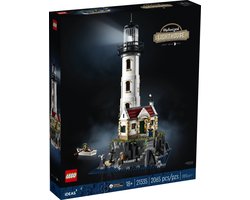 LEGO Ideas Gemotoriseerde vuurtoren met Lichtjes, Modelbouwset voor Volwassenen - 21335 Image