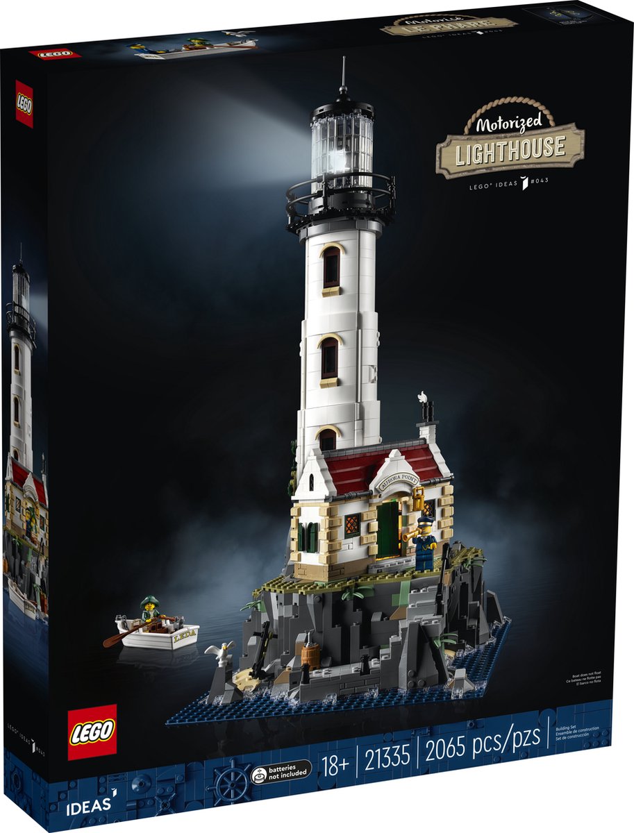 LEGO Ideas Gemotoriseerde vuurtoren - 21335
