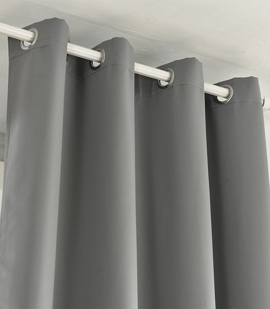 WOLTU® VH5865sd-2 2-delige verduisteringsgordijnen, ondoorzichtig, decoratie, ramen, geïsoleerd, 135 x 245 cm, zandkleurig