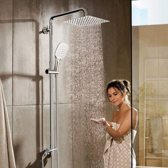 RegendoucheDoucheset Douchesysteem 2Functie RVS Douche Fitting Met