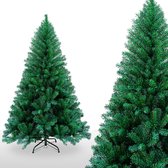 Kerstboom 210 cm - 750 flexibel te vormen takken - zeer dicht takkenstelsel - eenvoudige opbouw zonder gereedschap - onderhoudsvriendelijk en herbruikbaar - kunstkerstboom net echt - volle kerstboom- Groen