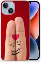 GSM Hoesje Geschikt voor iPhone 14 TPU Bumper Super als Valentijnscadeau Liefde