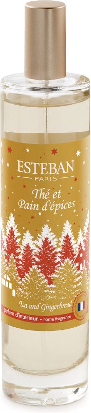 Esteban kerst Tea and Gingerbread roomspray 75ml