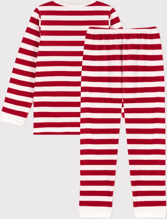 Pyjama marinière petit garçon en coton MARSHMALLOW/SMOKING 5547901100