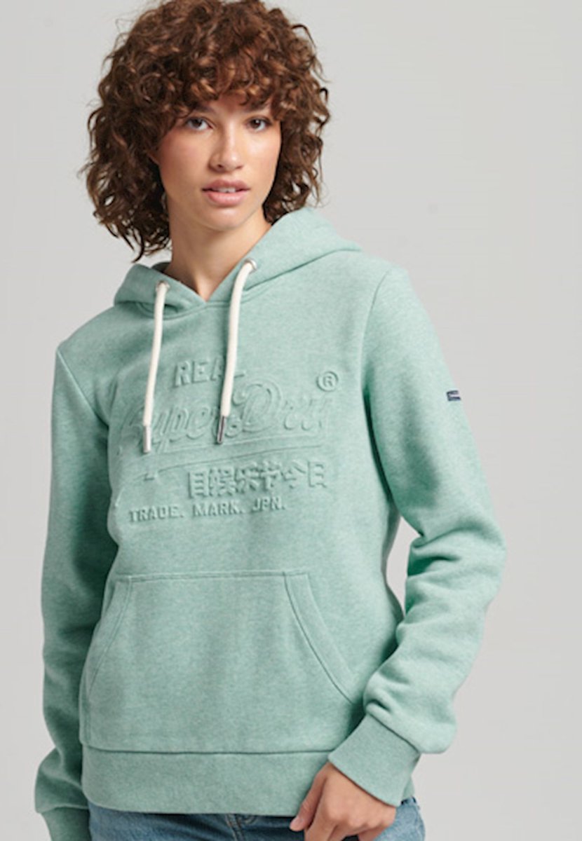 Off White Femme Pull Capuche Superdry Vintage Cooper Style Sport