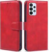 Coverup Book Case - Geschikt voor Samsung Galaxy A23 Hoesje - Rood