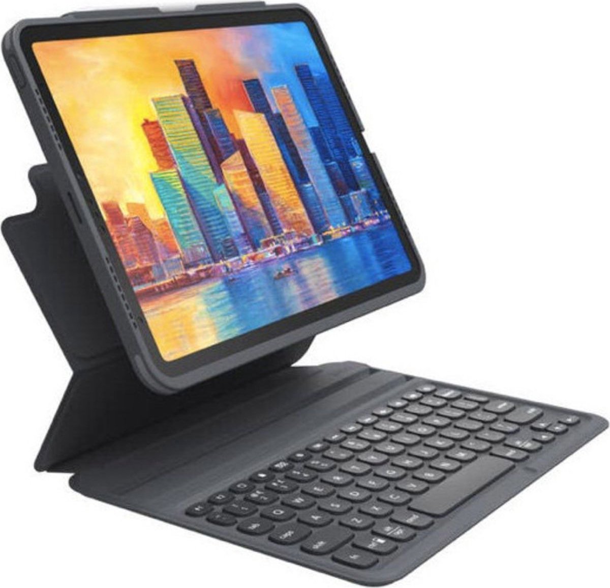 Apple iPad Air 5 10.9 (2022) Hoes - ZAGG - Pro Keys Keyboard Serie - Kunstlederen Bookcase - Zwart - Hoes Geschikt Voor Apple iPad Air 5 10.9 (2022)